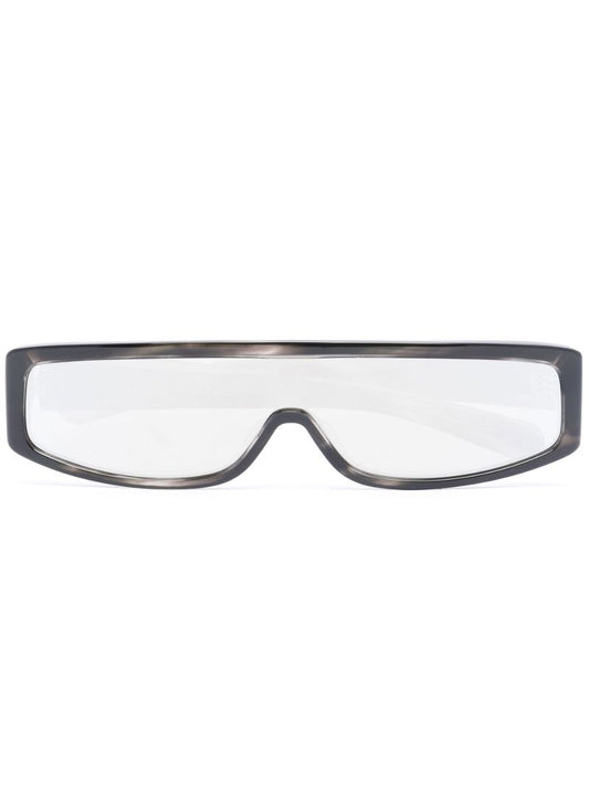 Grey Slice Reflective Sunglasses