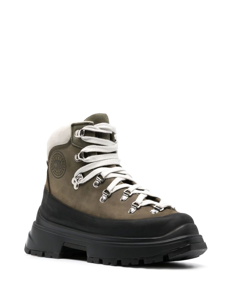 Green Journey Suede Hiking Boots