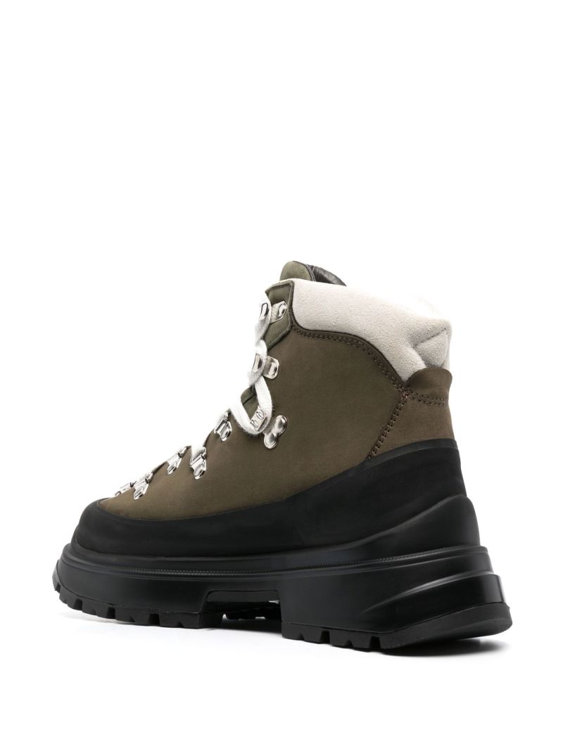 Green Journey Suede Hiking Boots
