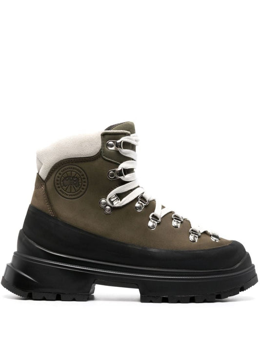 Green Journey Suede Hiking Boots