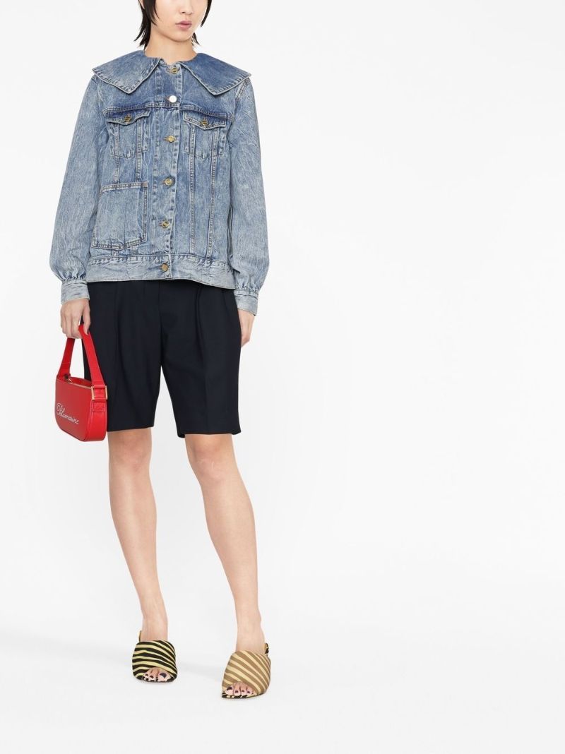 Blue Peter Pan Collar Denim Jacket