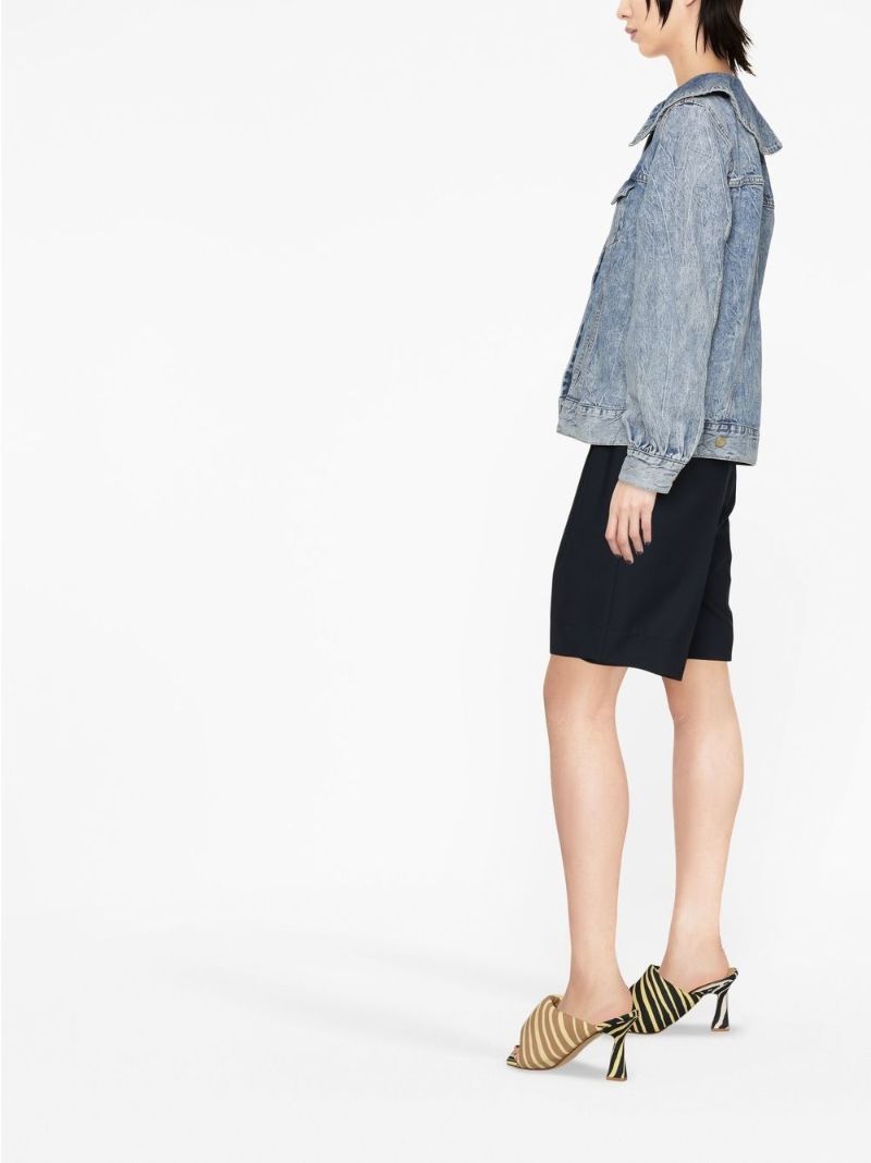 Blue Peter Pan Collar Denim Jacket