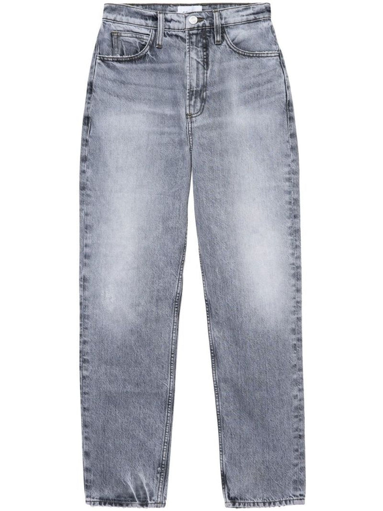 Grey Le High 'n' Tight Straight-leg Jeans