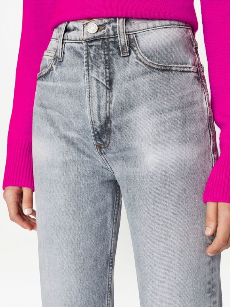Grey Le High 'n' Tight Straight-leg Jeans