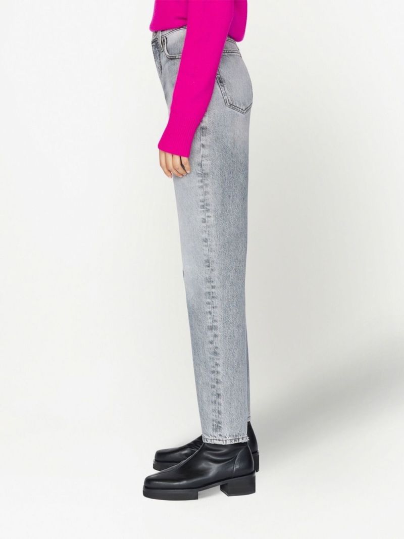 Grey Le High 'n' Tight Straight-leg Jeans