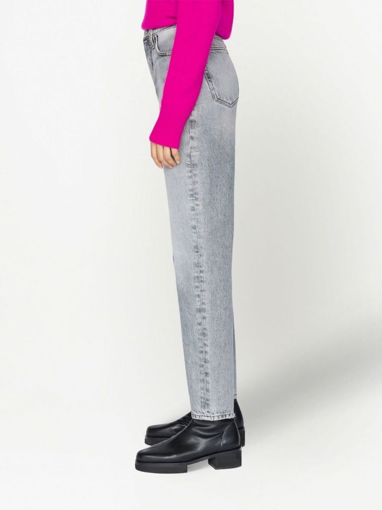 Grey Le High 'n' Tight Straight-leg Jeans