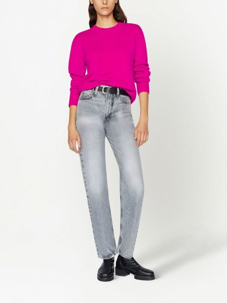 Grey Le High 'n' Tight Straight-leg Jeans