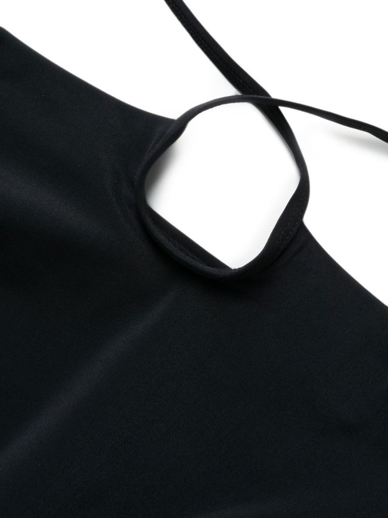 Black Cut-out Bikini Bottoms