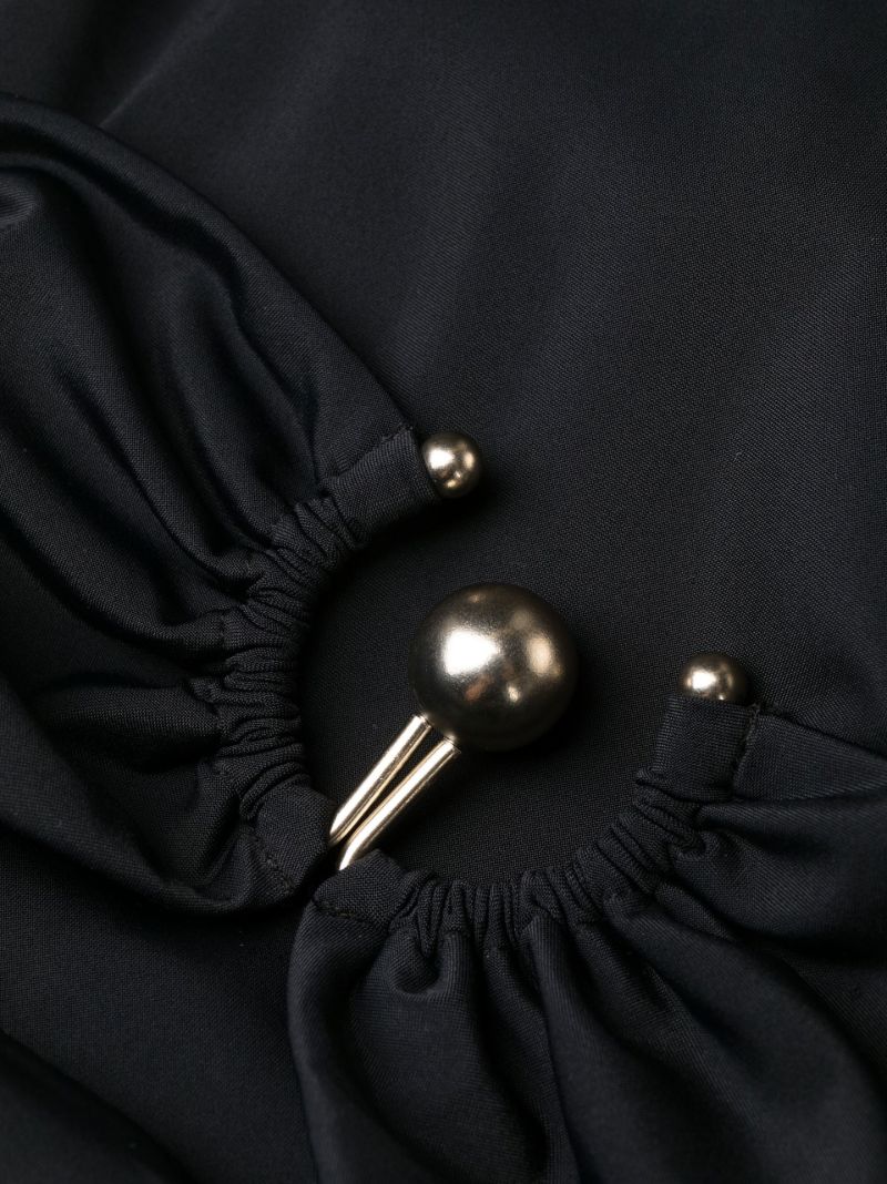 Black Pierced Orbit Swimsuit