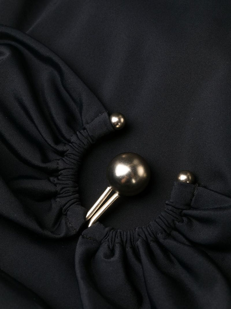 Black Pierced Orbit Swimsuit
