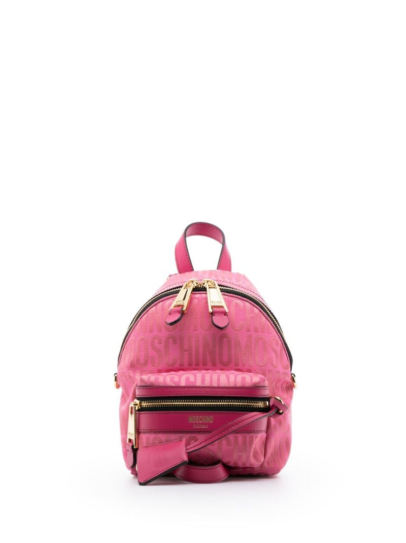 Pink Logo-print Backpack