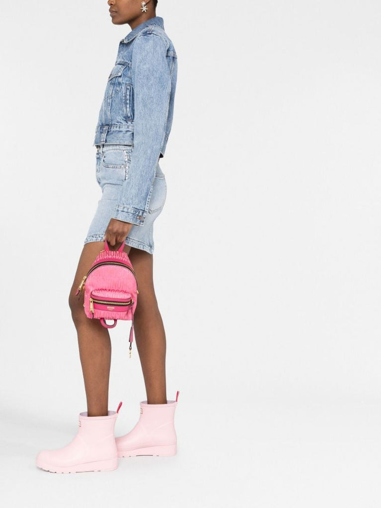 Pink Logo-print Backpack