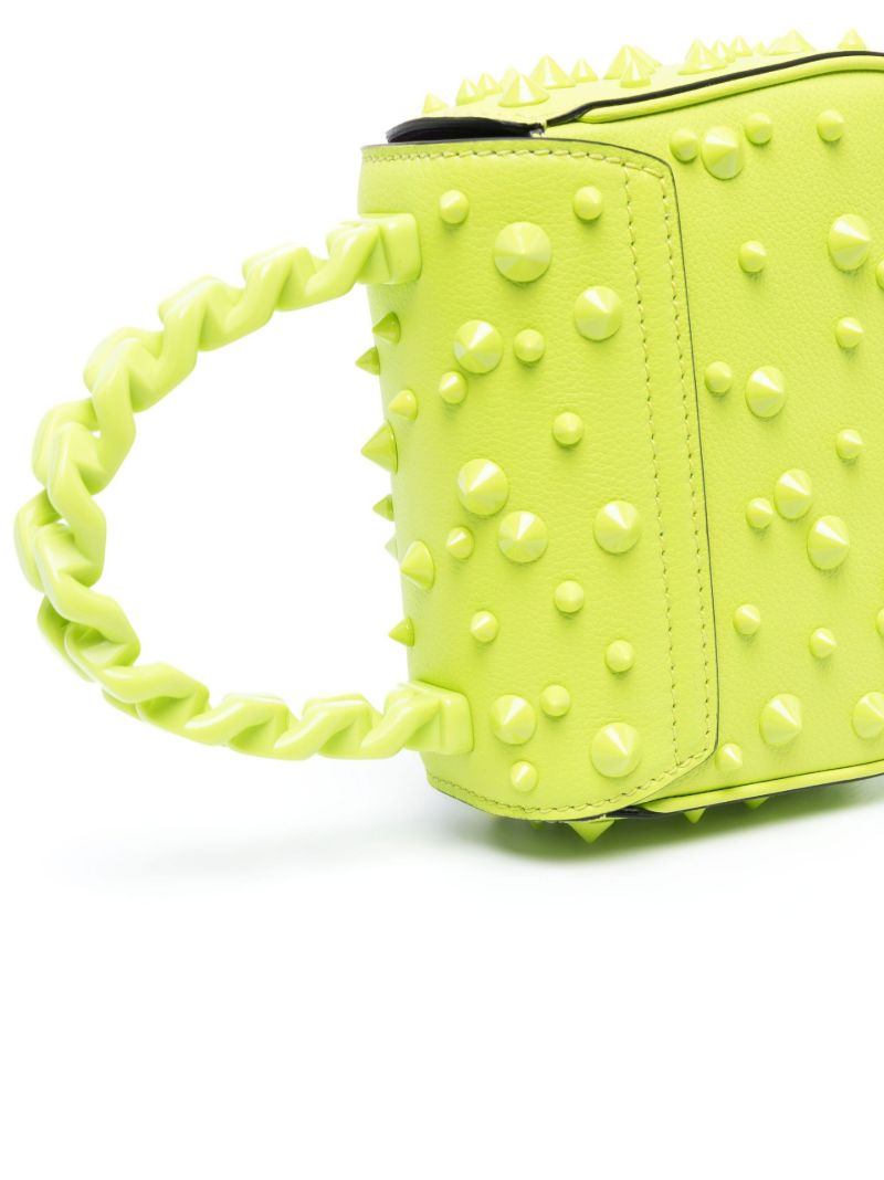 Green La Medusa Spiked Mini Bag