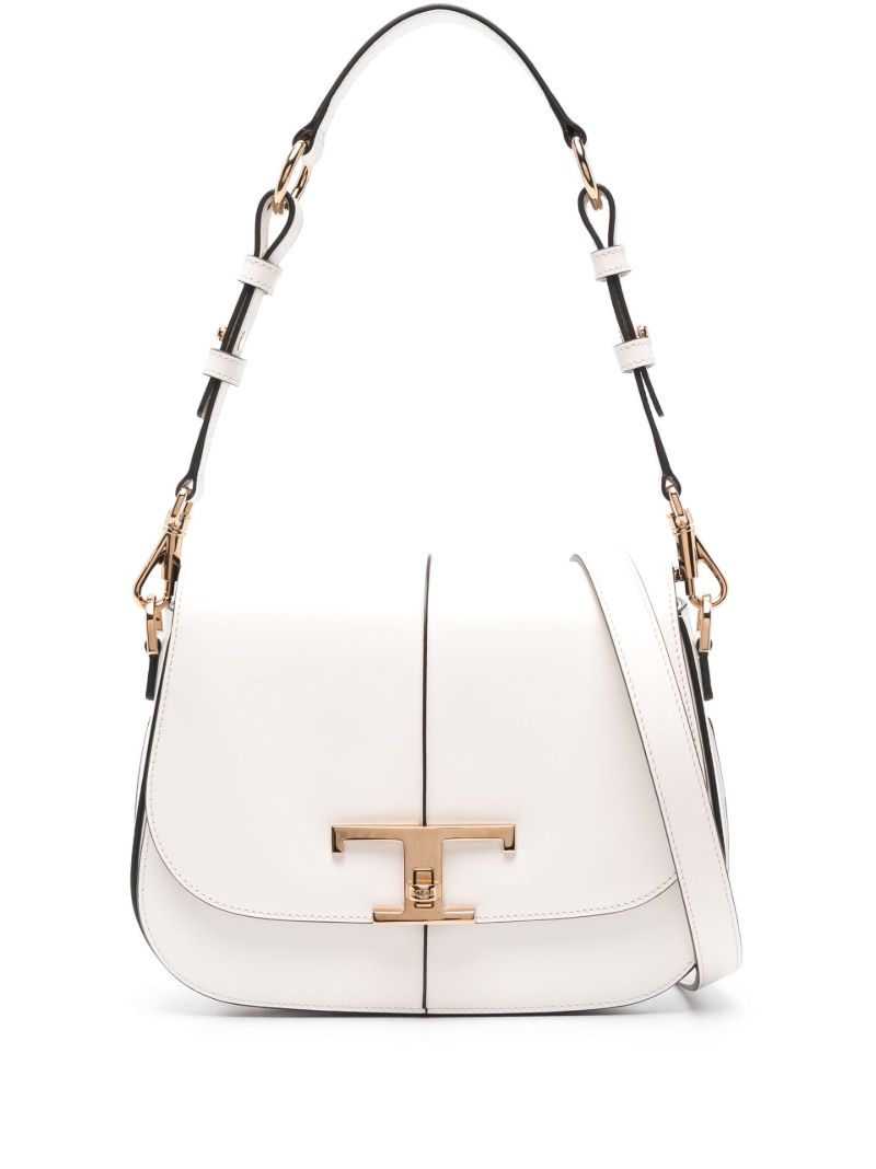 White T Timeless Mini Leather Shoulder Bag