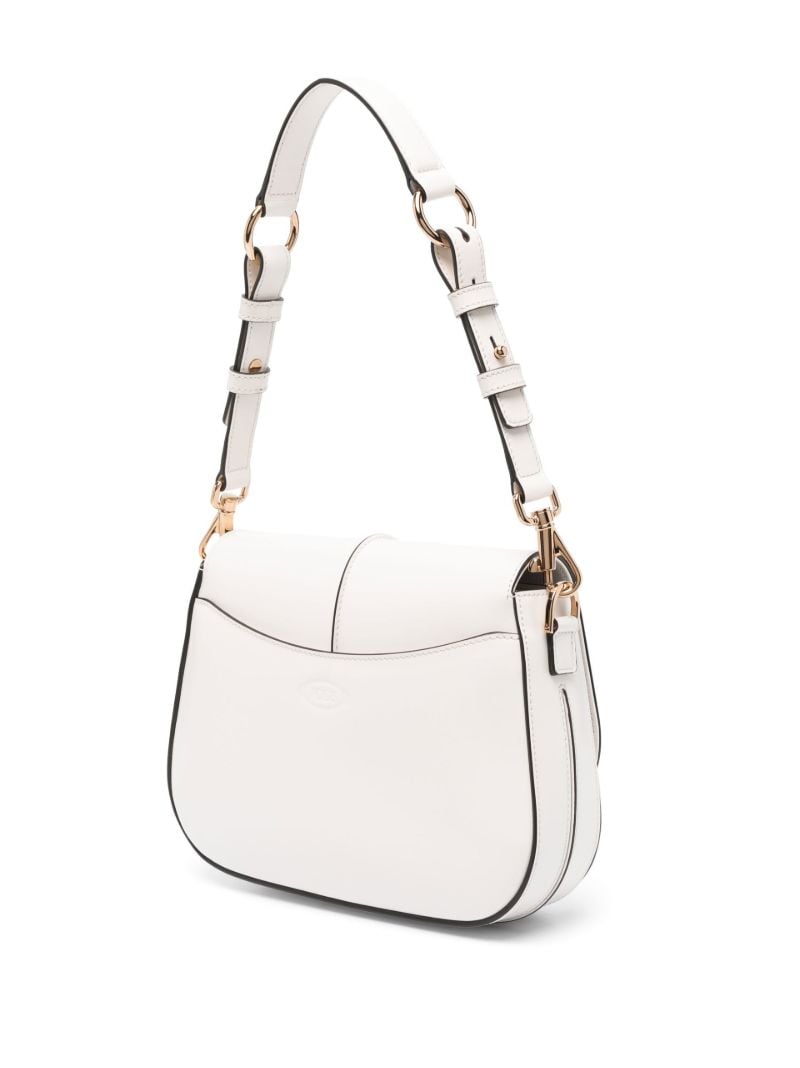 White T Timeless Mini Leather Shoulder Bag