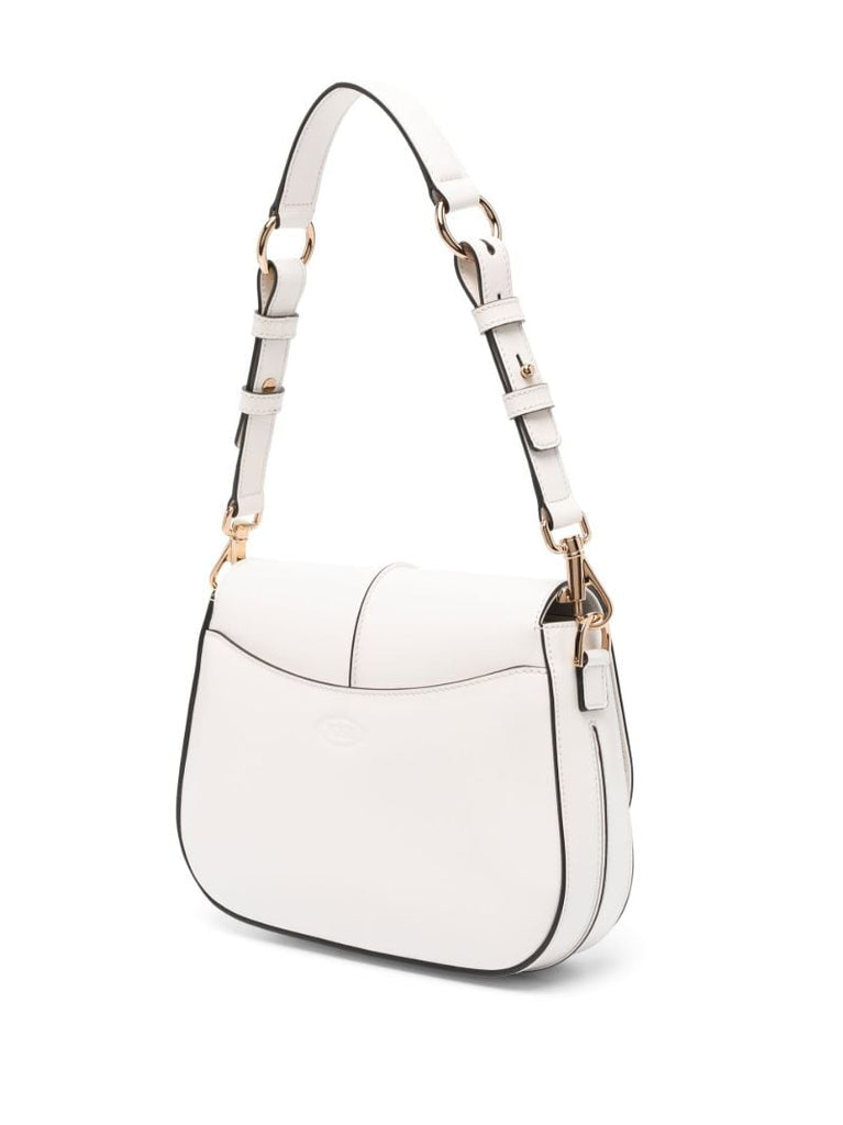 White T Timeless Mini Leather Shoulder Bag