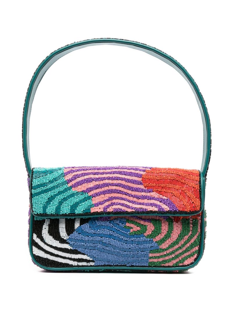 Multicolour Tommy Beaded Shoulder Bag