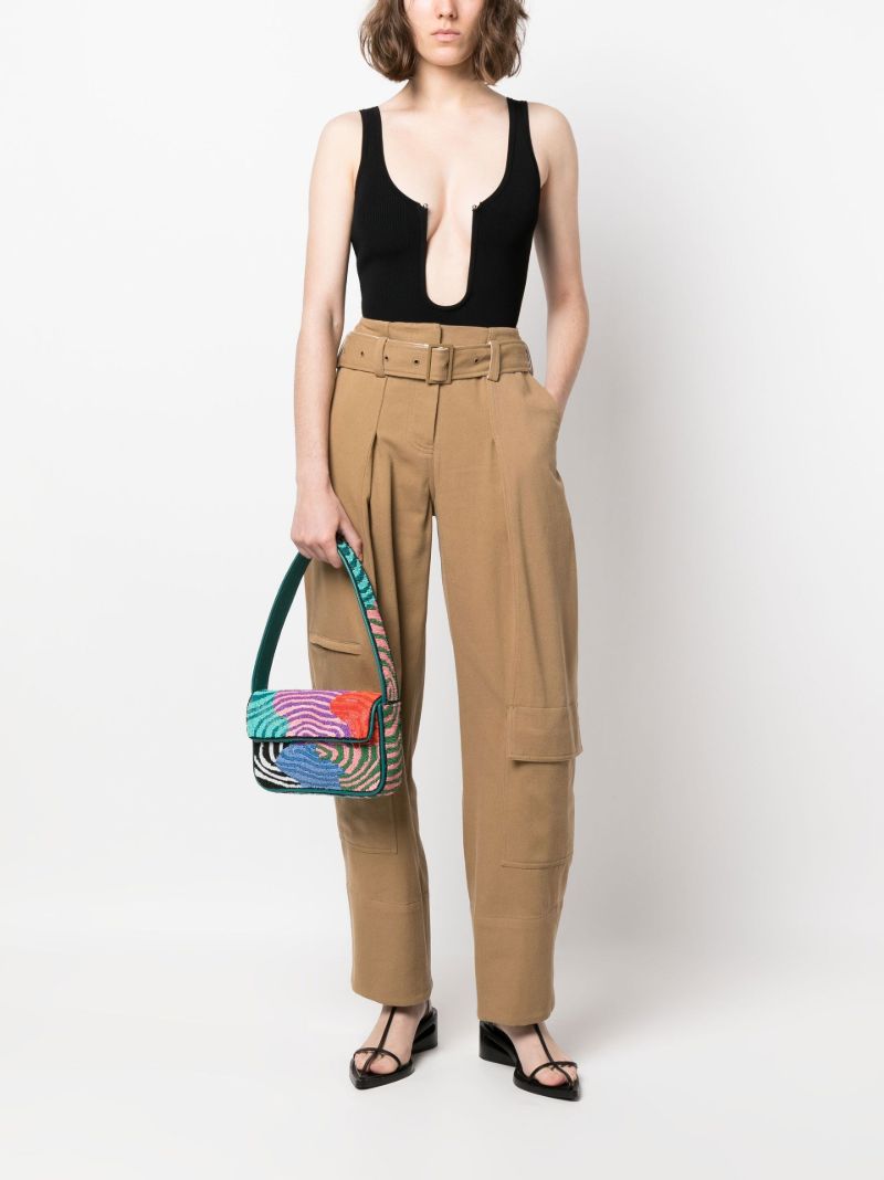 Multicolour Tommy Beaded Shoulder Bag
