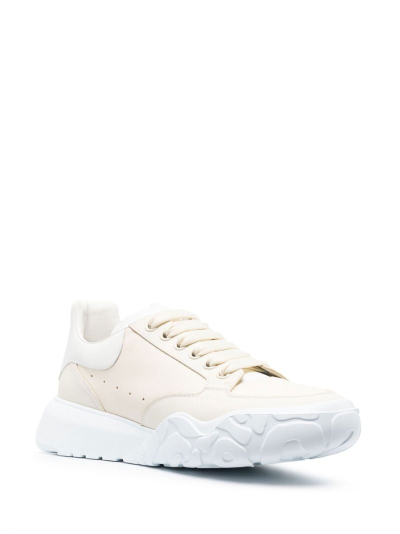 Neutral Court Leather Sneakers