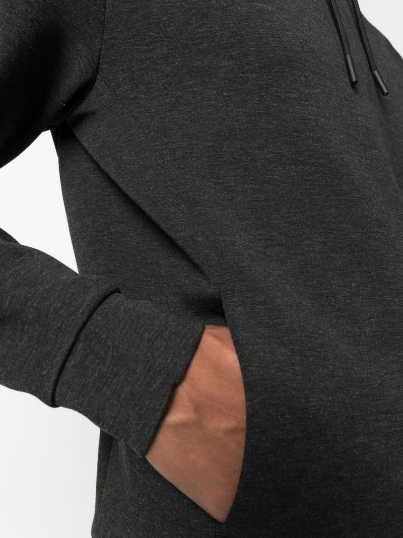Black Metropolis Bonded Hoodie