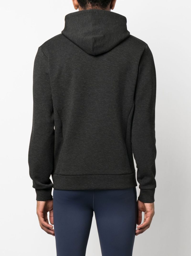Black Metropolis Bonded Hoodie