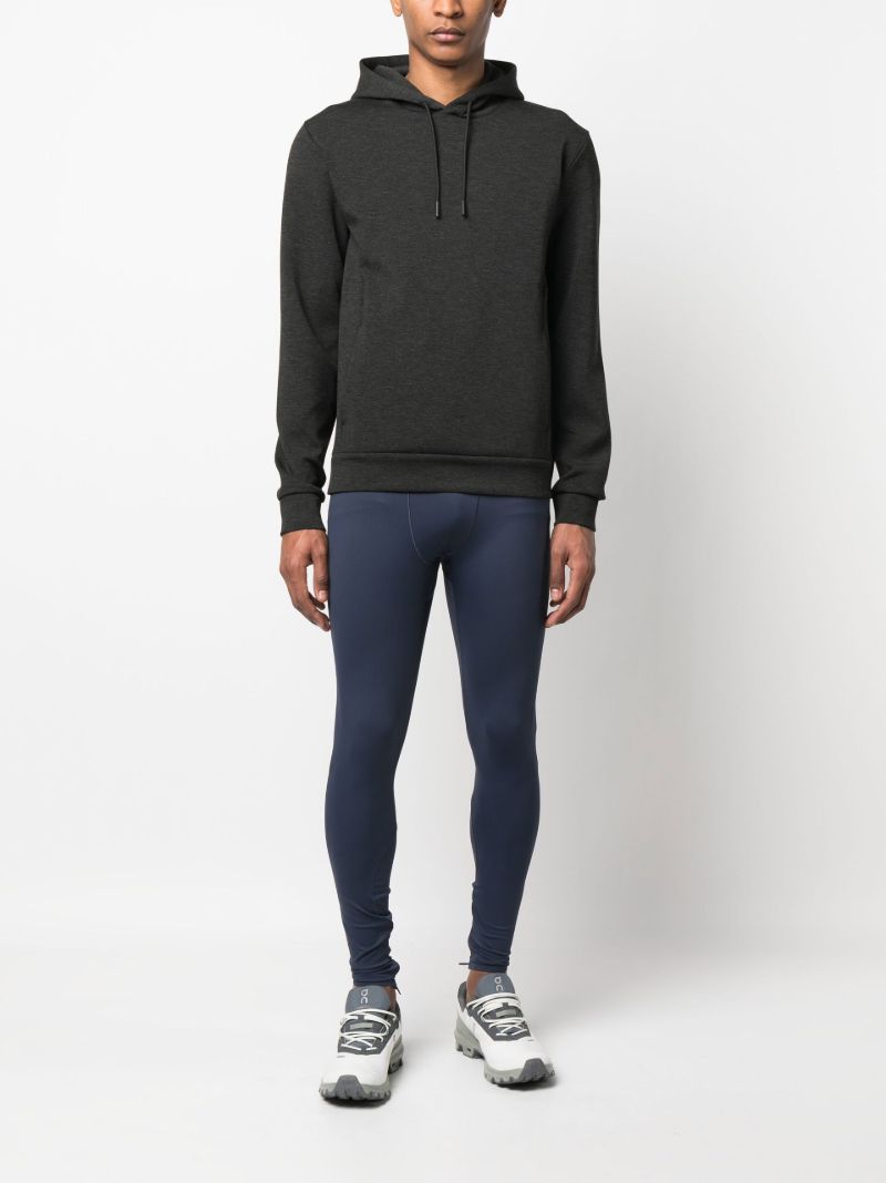 Black Metropolis Bonded Hoodie