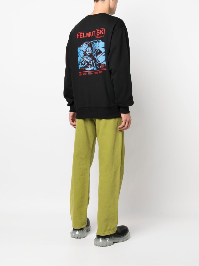 Black Logo-print Sweatshirt