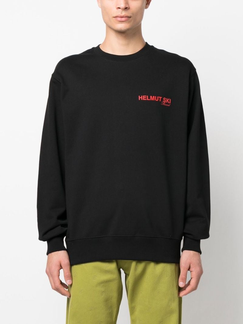 Black Logo-print Sweatshirt