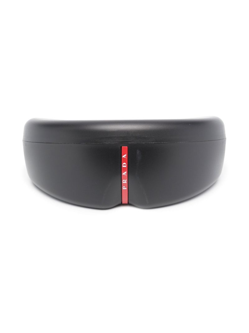 Silver-tone Linea Rossa Pilot Frame Sunglasses