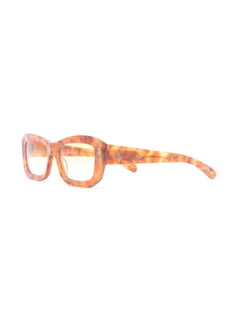 Orange Norma Gradient Sunglasses