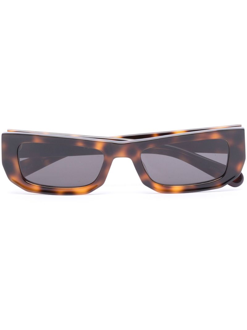 Brown Bricktop Square-frame Sunglasses
