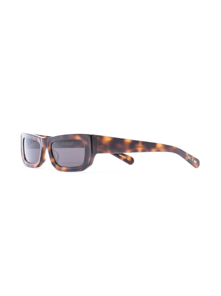 Brown Bricktop Square-frame Sunglasses