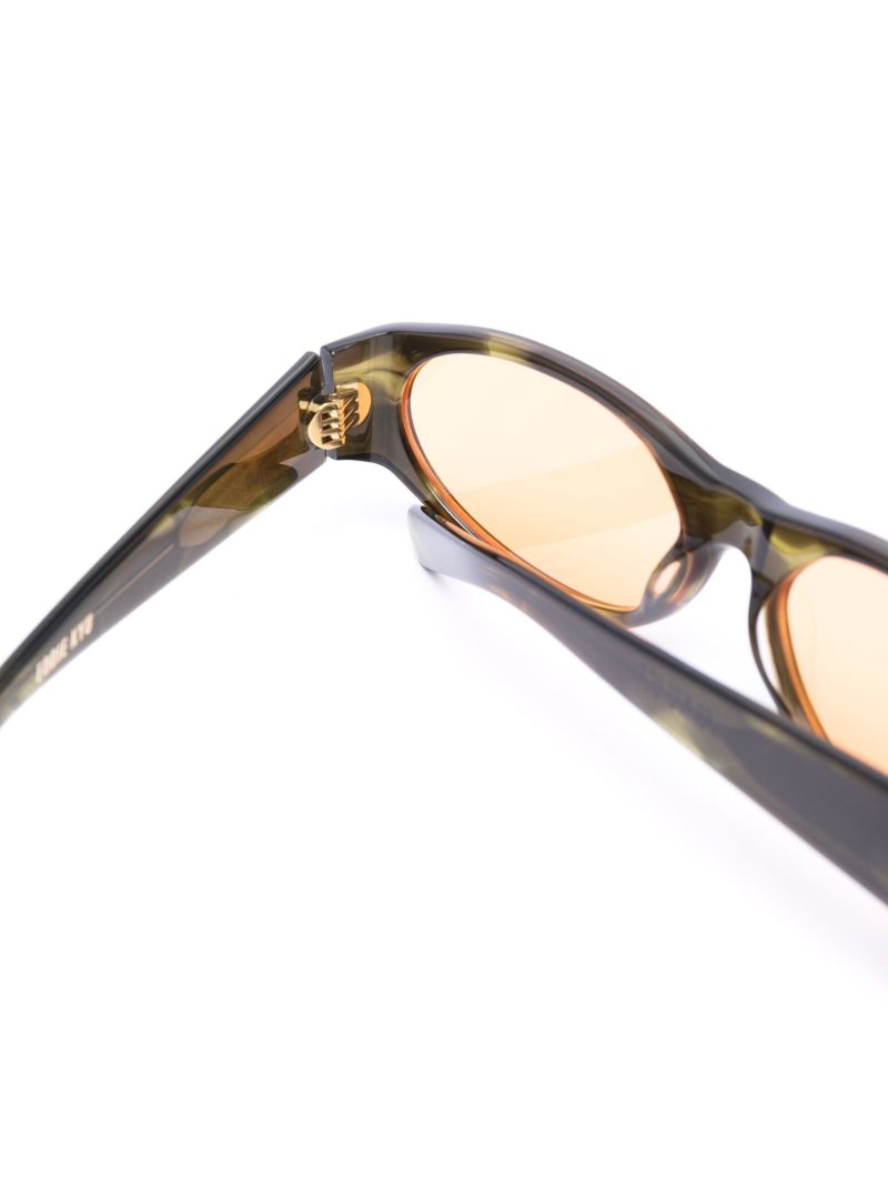 Green Eddie Kyu Round Sunglasses