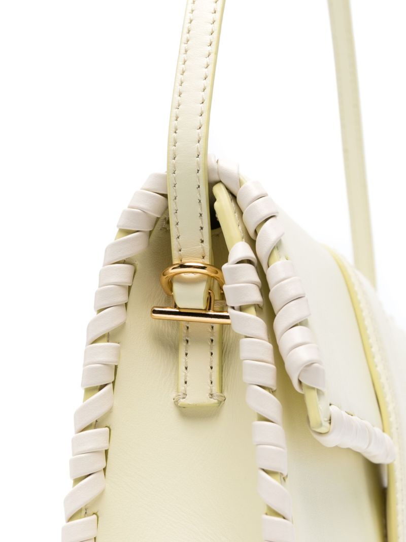 Yellow Le Bambino Long Lacet Top Handle Bag