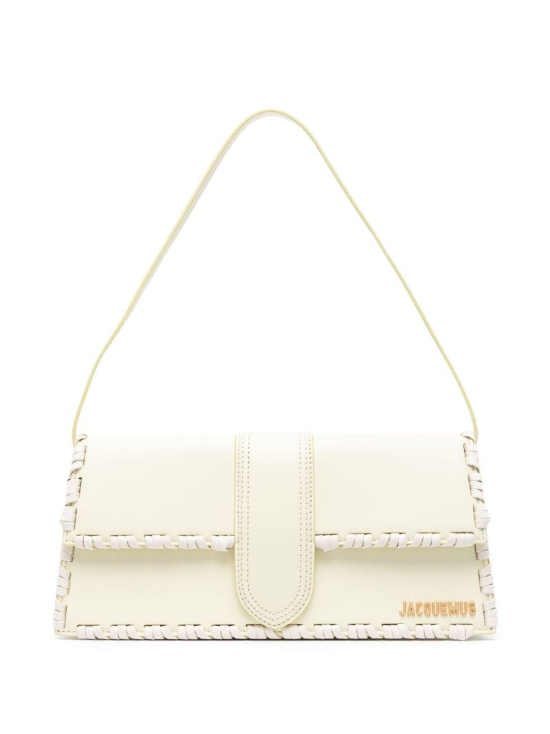 Yellow Le Bambino Long Lacet Top Handle Bag