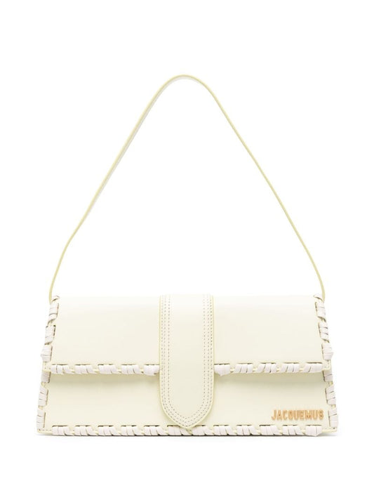 Yellow Le Bambino Long Lacet Top Handle Bag