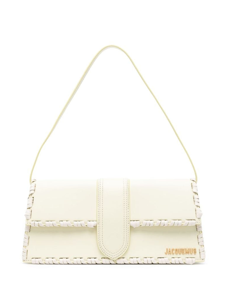Yellow Le Bambino Long Lacet Top Handle Bag