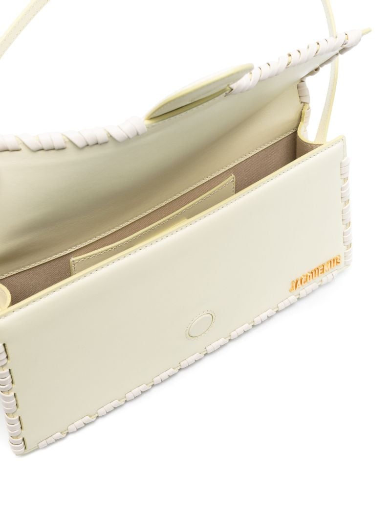 Yellow Le Bambino Long Lacet Top Handle Bag