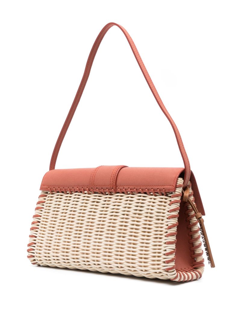 Brown Le Bambino Long Osier Top Handle Bag