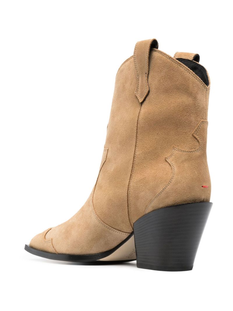 Brown Albi 75 Suede Ankle Boots