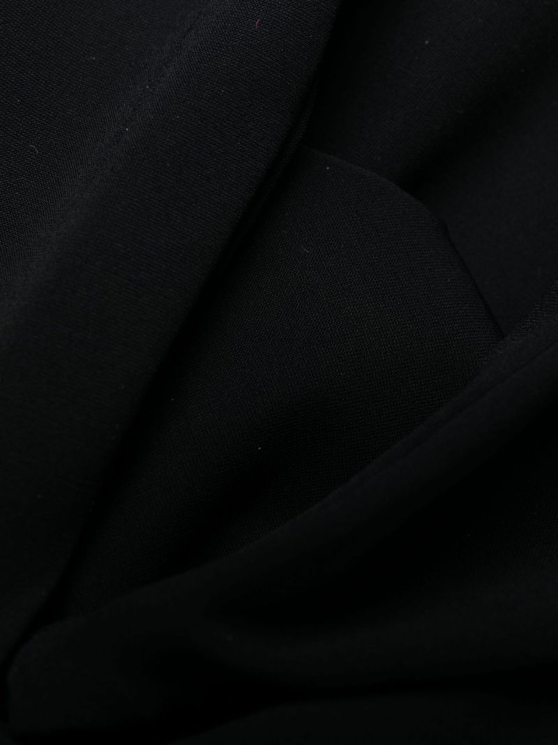 Black Long-sleeve One-piece Swimsuit