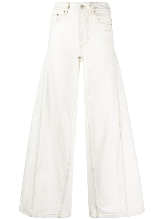 X Alicia Keys Neutral Wide-leg Jeans