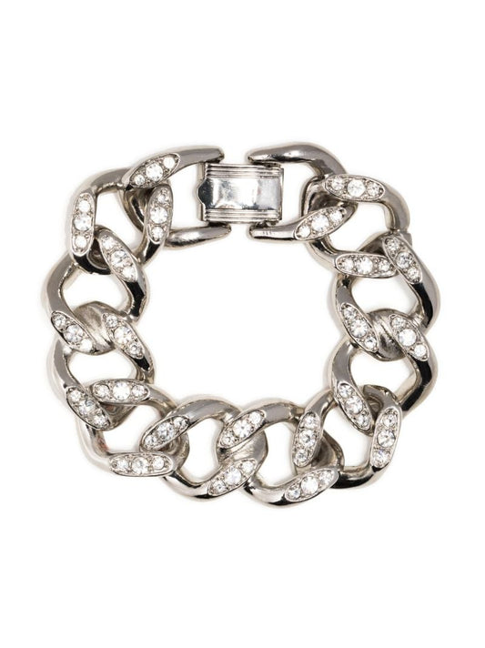 Silver-tone Crystal Bracelet