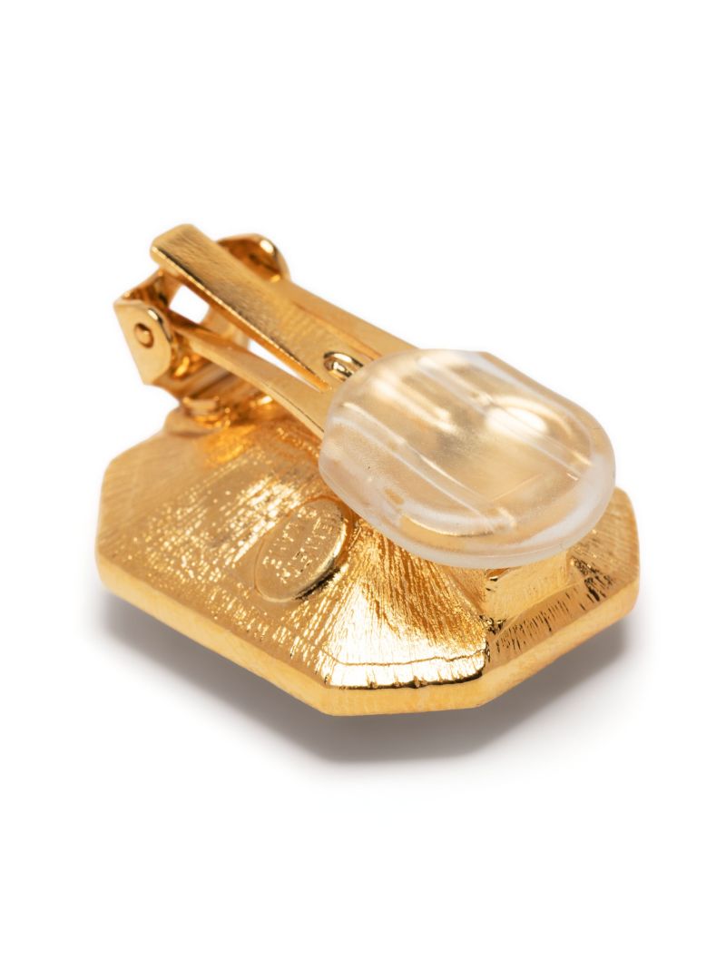 Gold-tone Crystal Earrings