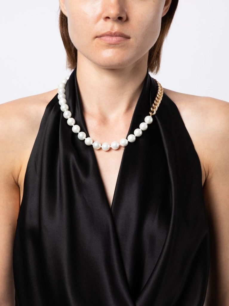Gold-tone Pearl Necklace