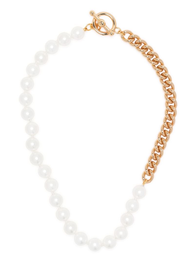 Gold-tone Pearl Necklace