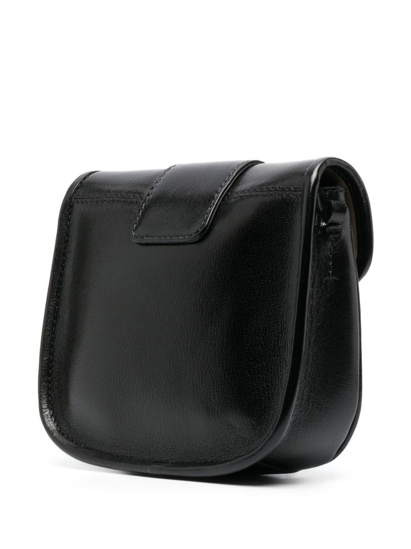 Black Saddie Leather Shoulder Bag