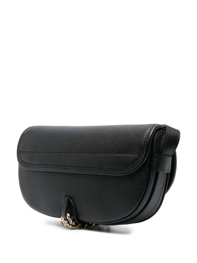 Black Mara Leather Shoulder Bag