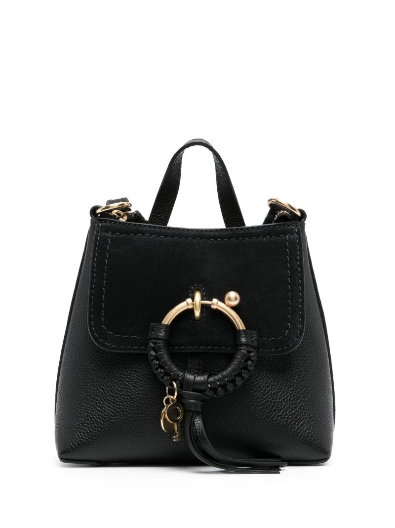 Black Joan Leather Backpack