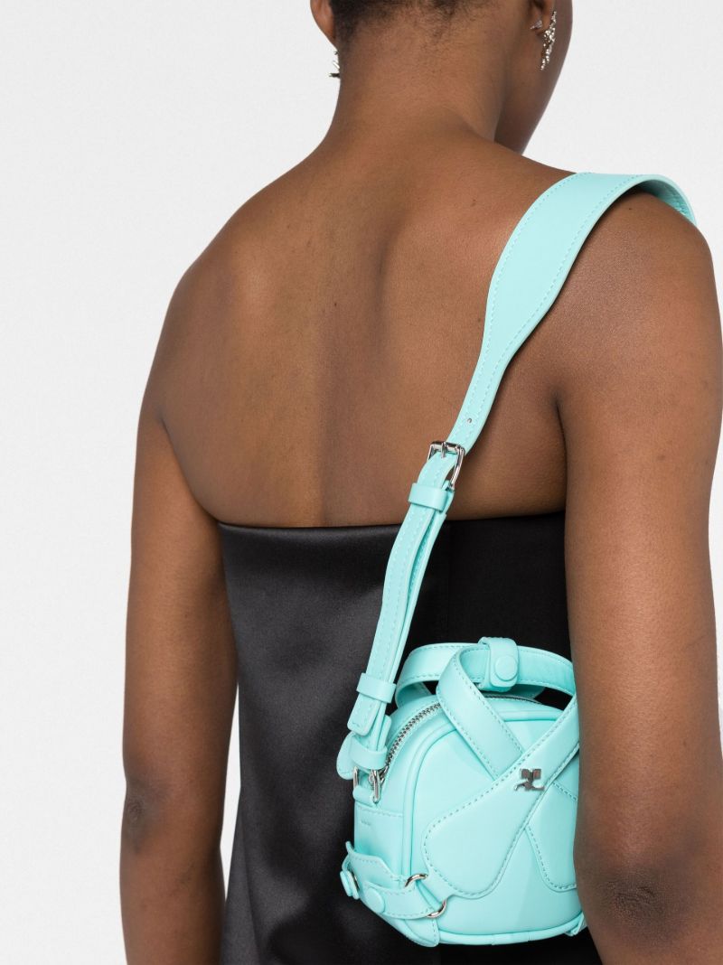 Blue Loop X Leather Mini Bag